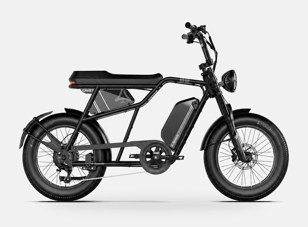Fat Bike Vintage Scrambler Noir - CAVET