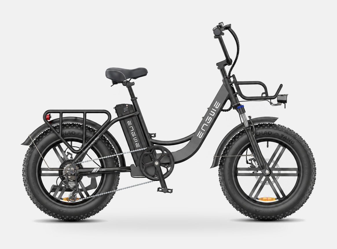 Vélo Électrique Urbain Grosses Roues Noir - L20 BOOST