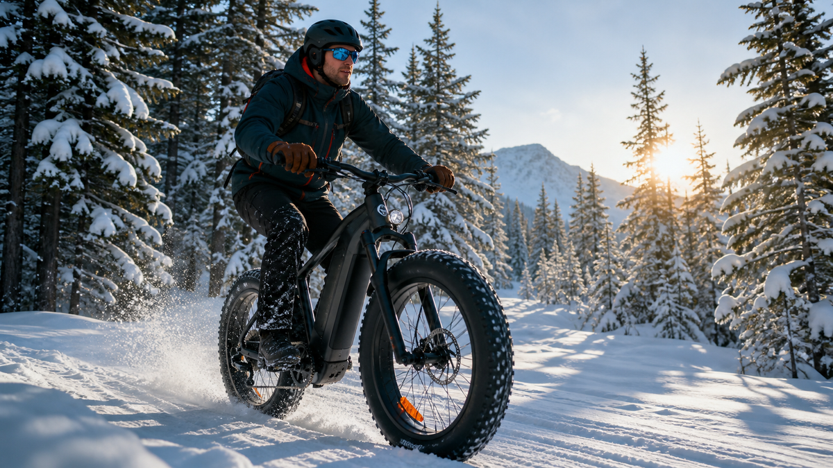 Fat bike en neige : dompter l’hiver à deux roues – fat bike électrique