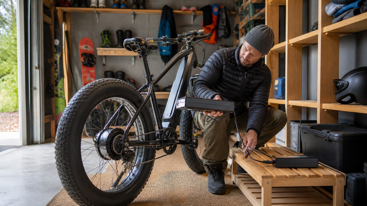 Batterie fat bike : charge et stockage pour la durée – fat bike électrique