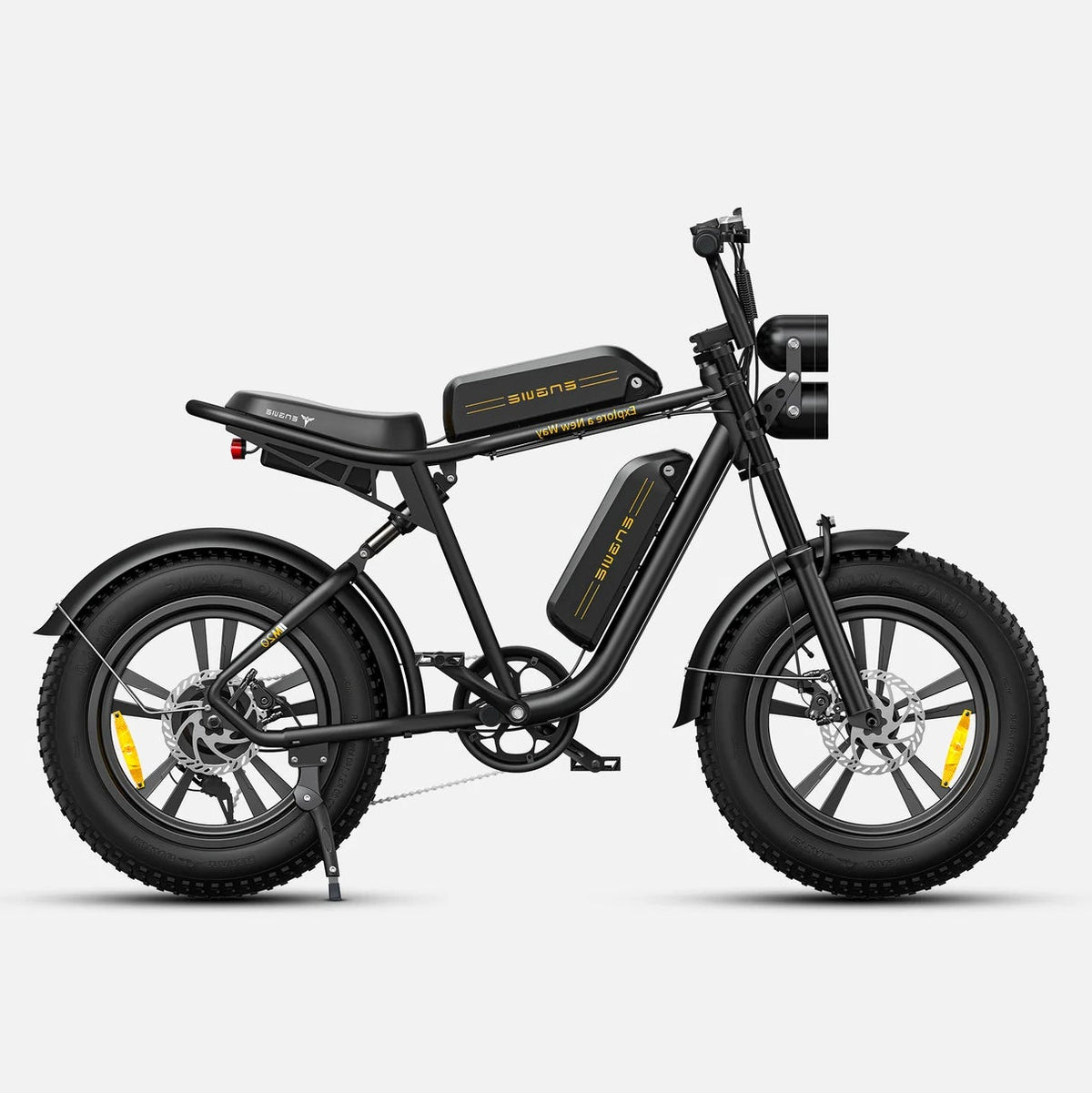 VTT Fat Bike Electrique Noir ENGWE M20