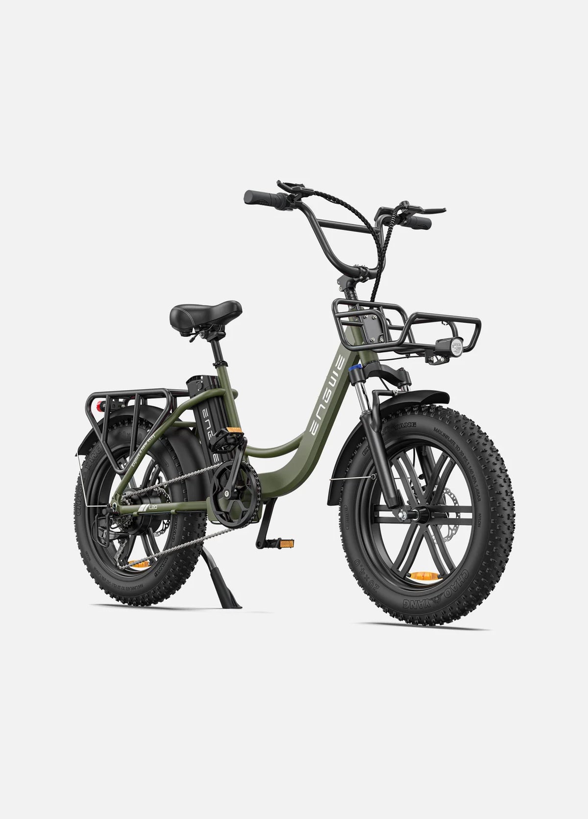 Vélo Électrique Urbain Grosses Roues Vert - L20 BOOST