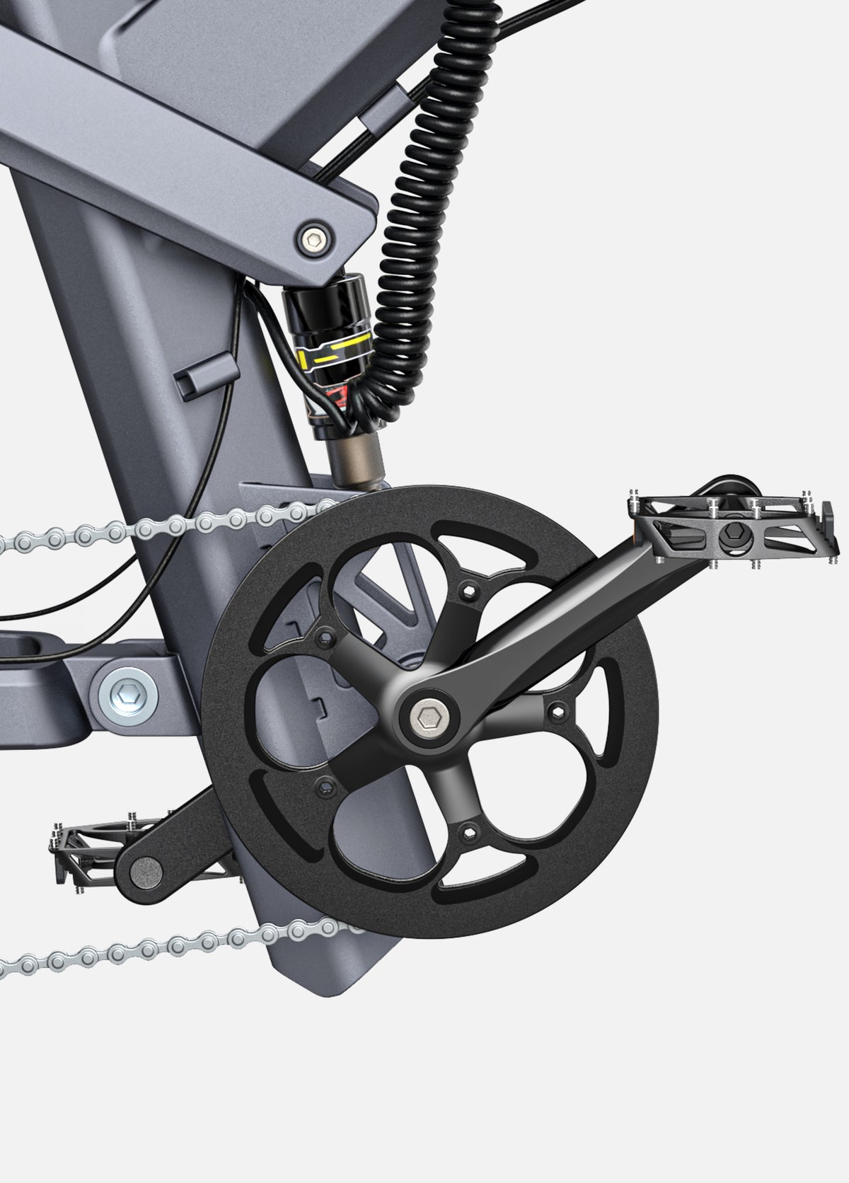 VTT Fat Bike Electrique Pliable à Triple Suspension X26
