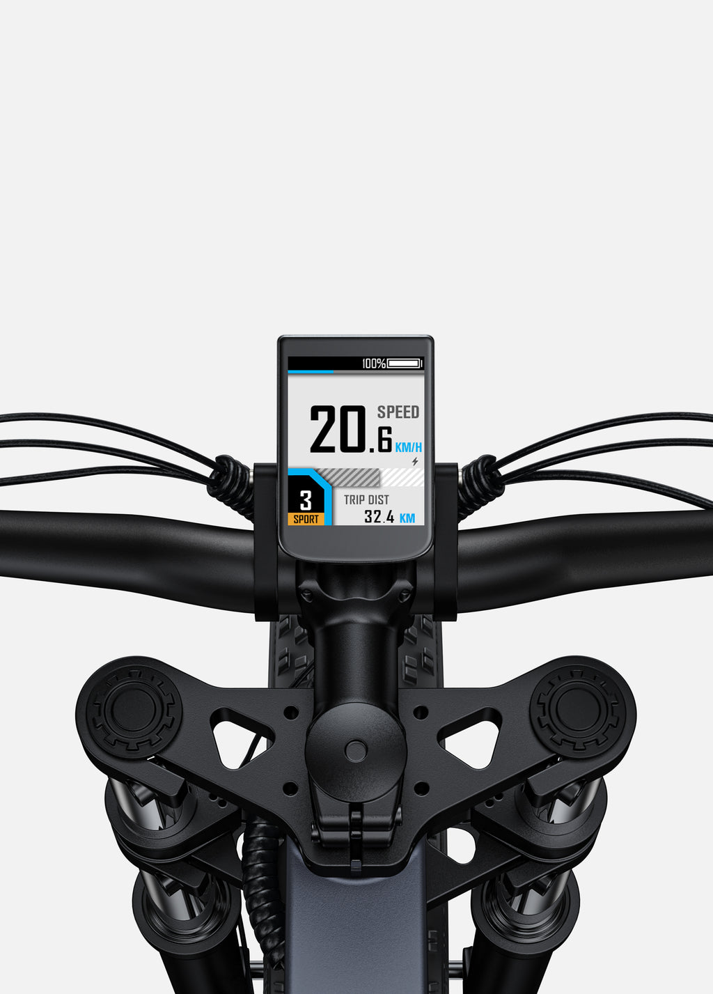 VTT Fat Bike Electrique Pliable à Triple Suspension X26