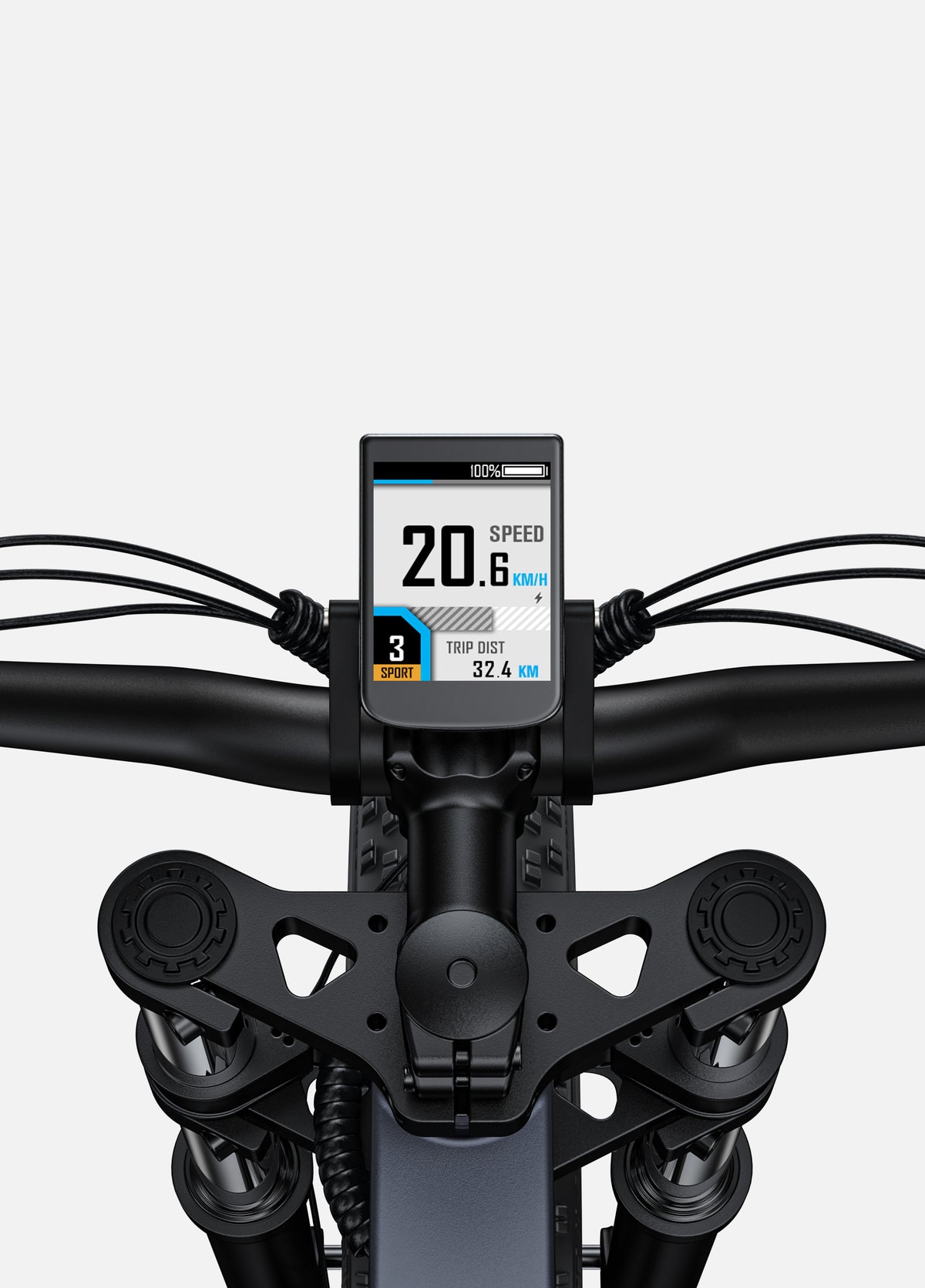 VTT Fat Bike Electrique Pliable à Triple Suspension X26