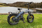 Fat Bike Electrique Pliant 20 Pouces Bleu - PRO 3