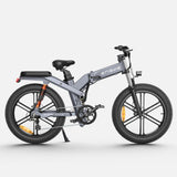 VTT Fat Bike Electrique Pliable à Triple Suspension Gris - X26