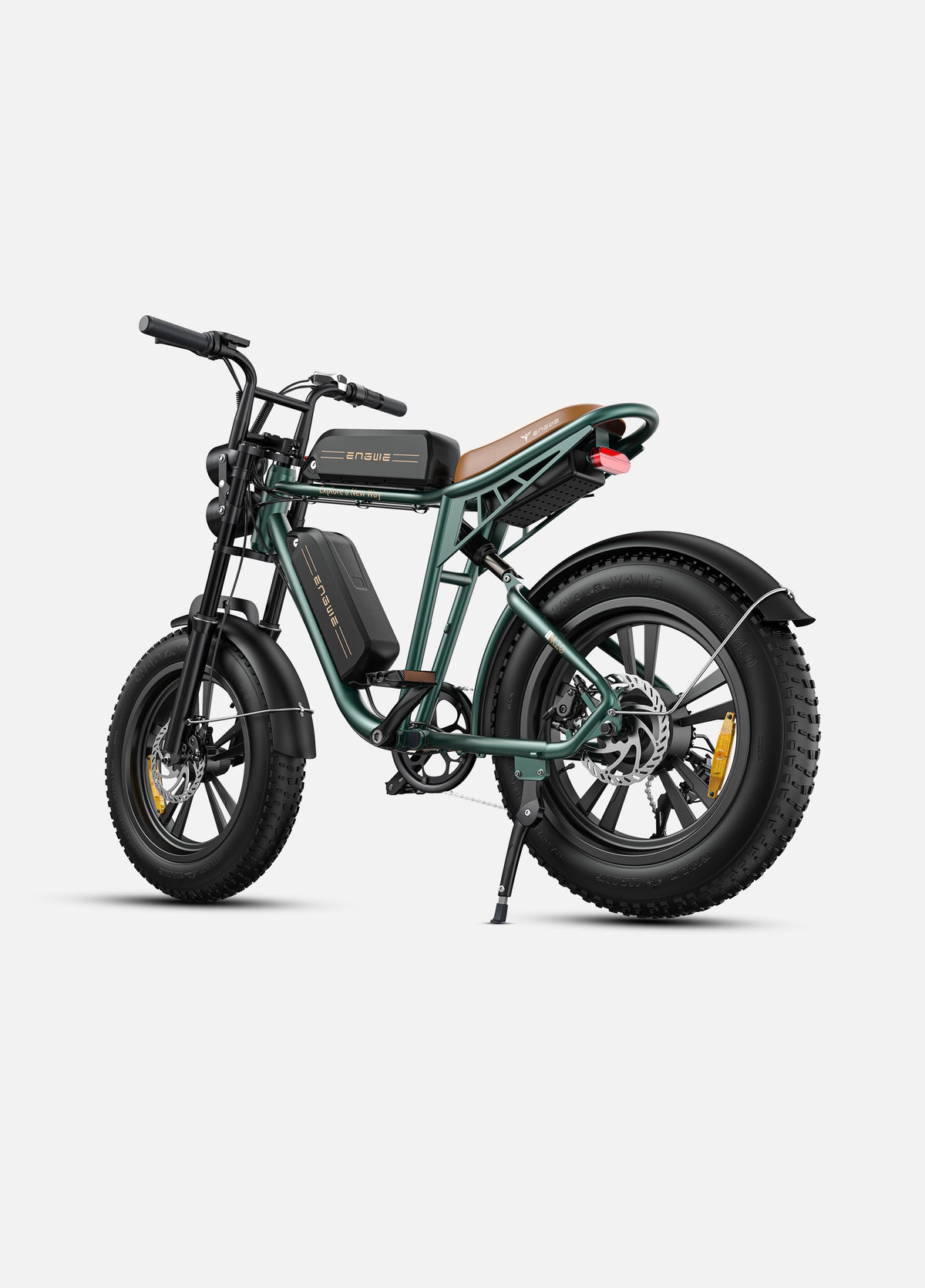 VTT Fat Bike Electrique Vert ENGWE M20