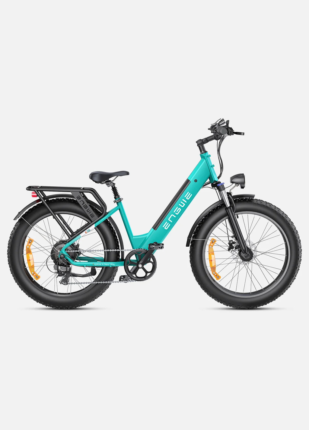 Fat Bike Électrique Mixte Confort & Urbain Turquoise - E26