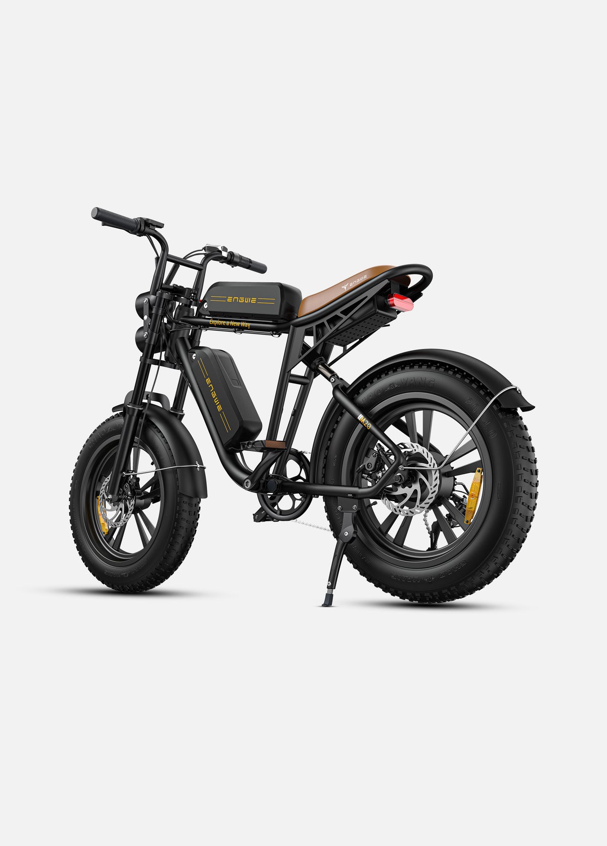 VTT Fat Bike Electrique Noir ENGWE M20