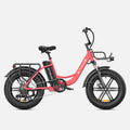 Vélo Électrique Urbain Grosses Roues Rose - L20 BOOST