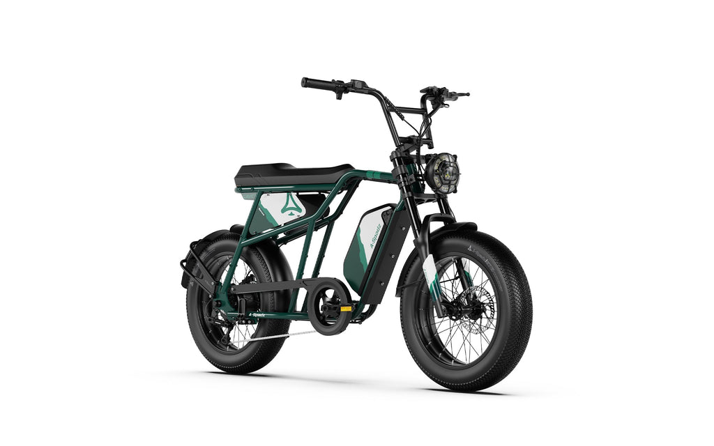 Fat Bike Vintage Scrambler Vert - CAVET