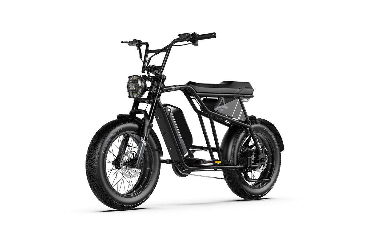 Fat Bike Vintage Scrambler Noir - CAVET