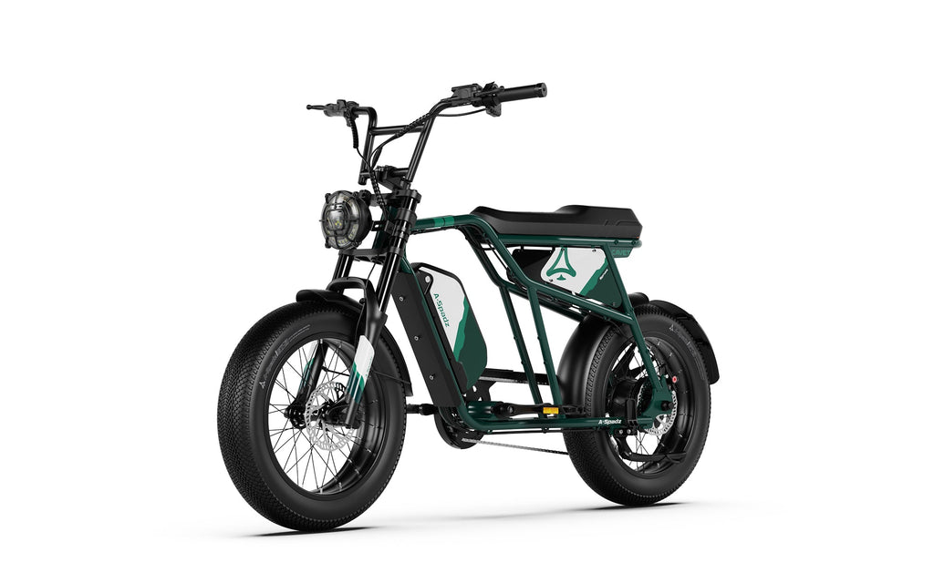 Fat Bike Vintage Scrambler Vert - CAVET