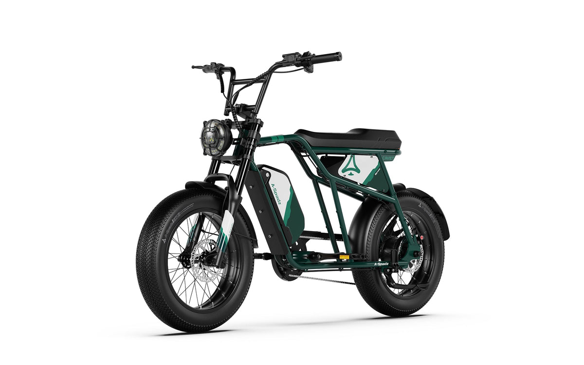 Fat Bike Vintage Scrambler Vert - CAVET