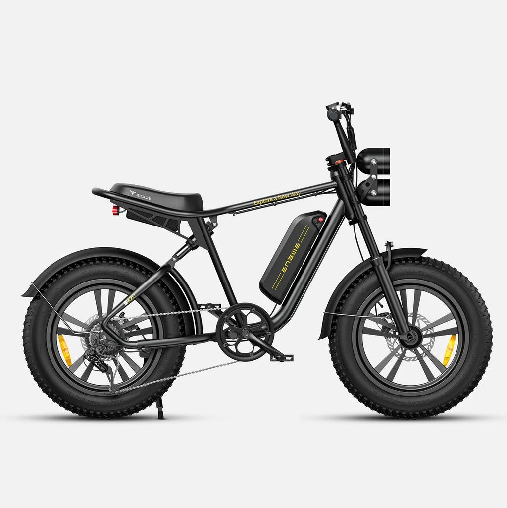 VTT Fat Bike Electrique Noir ENGWE M20