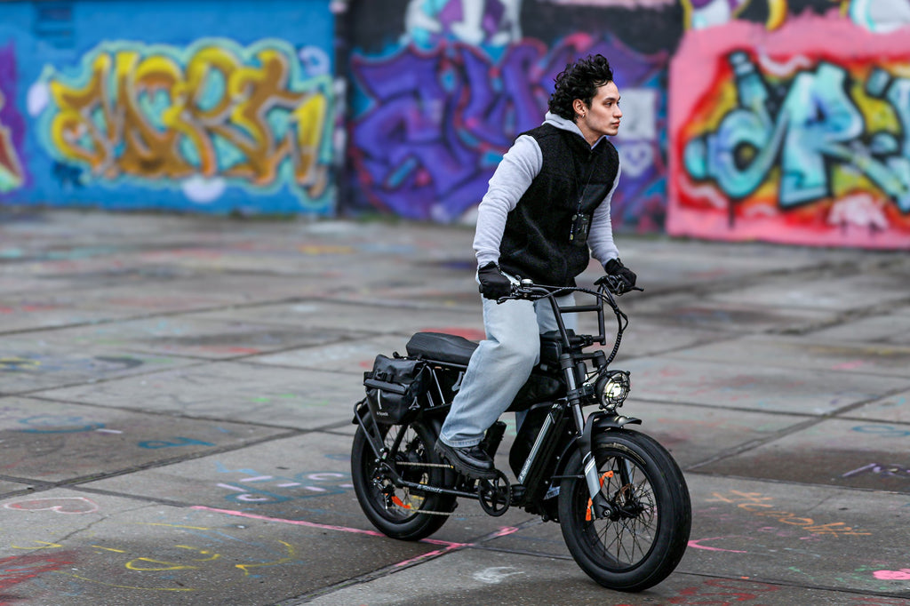 Fat Bike Vintage Scrambler Noir - CAVET