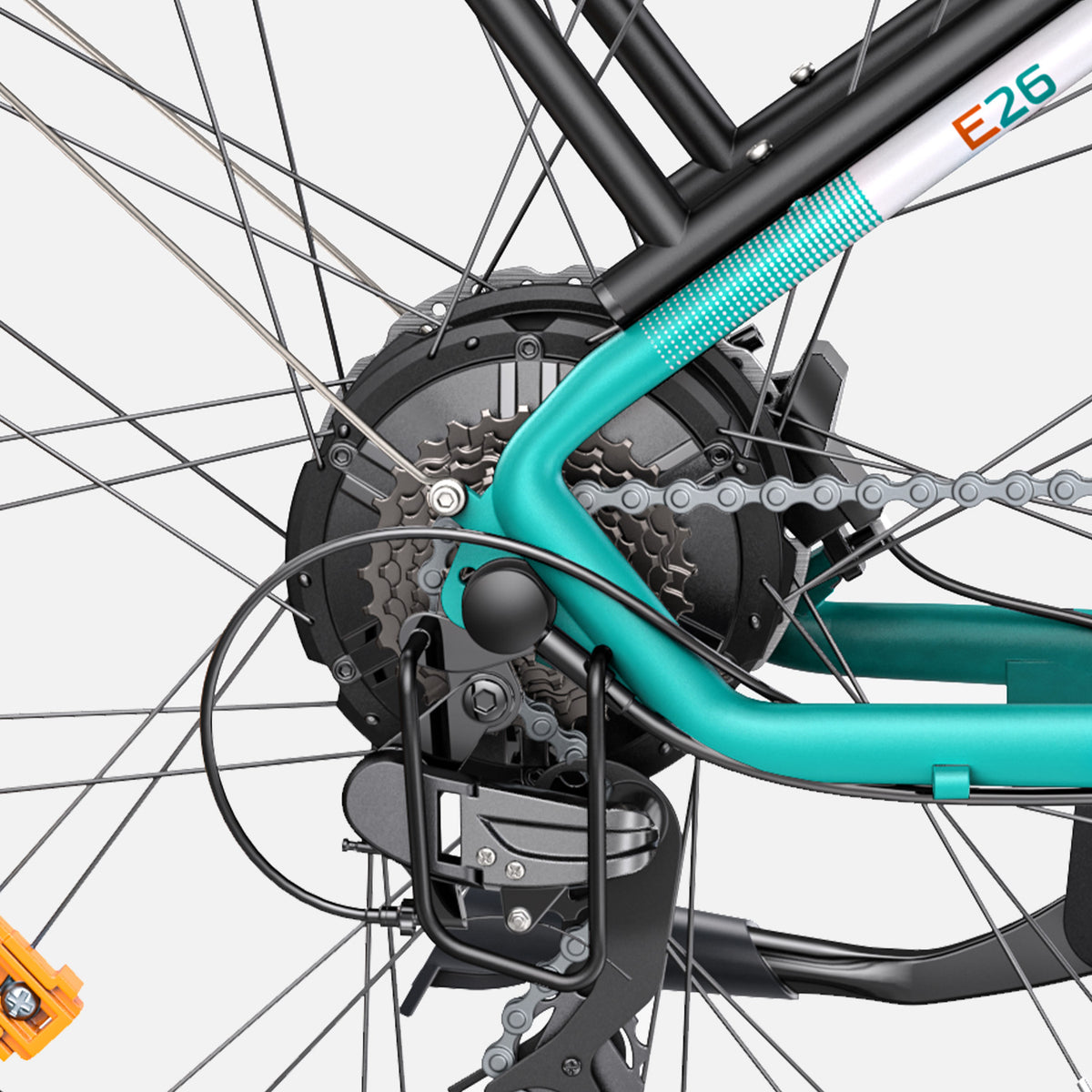 Fat Bike Électrique Mixte Confort & Urbain E26