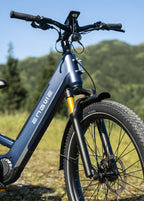 Fat Bike Électrique Femme Cadre Ouvert Bleu - E26 PRO