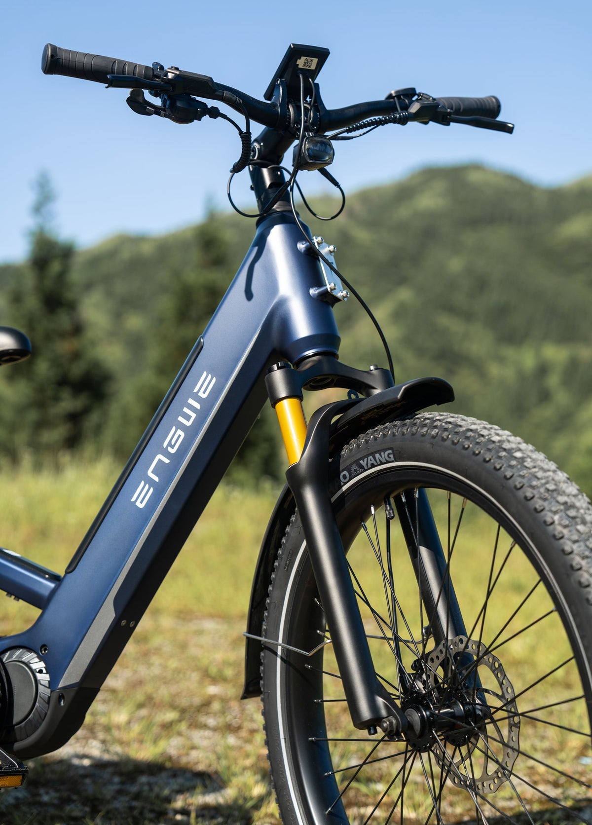 Fat Bike Électrique Femme Cadre Ouvert Bleu - E26 PRO