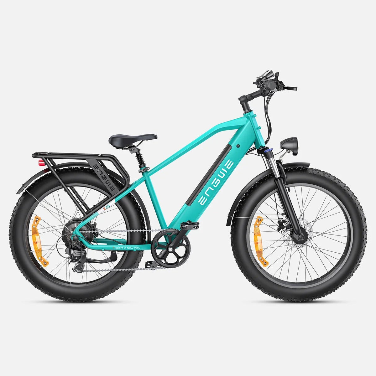 Fat Bike Électrique Mixte Confort & Urbain Turquoise - E26