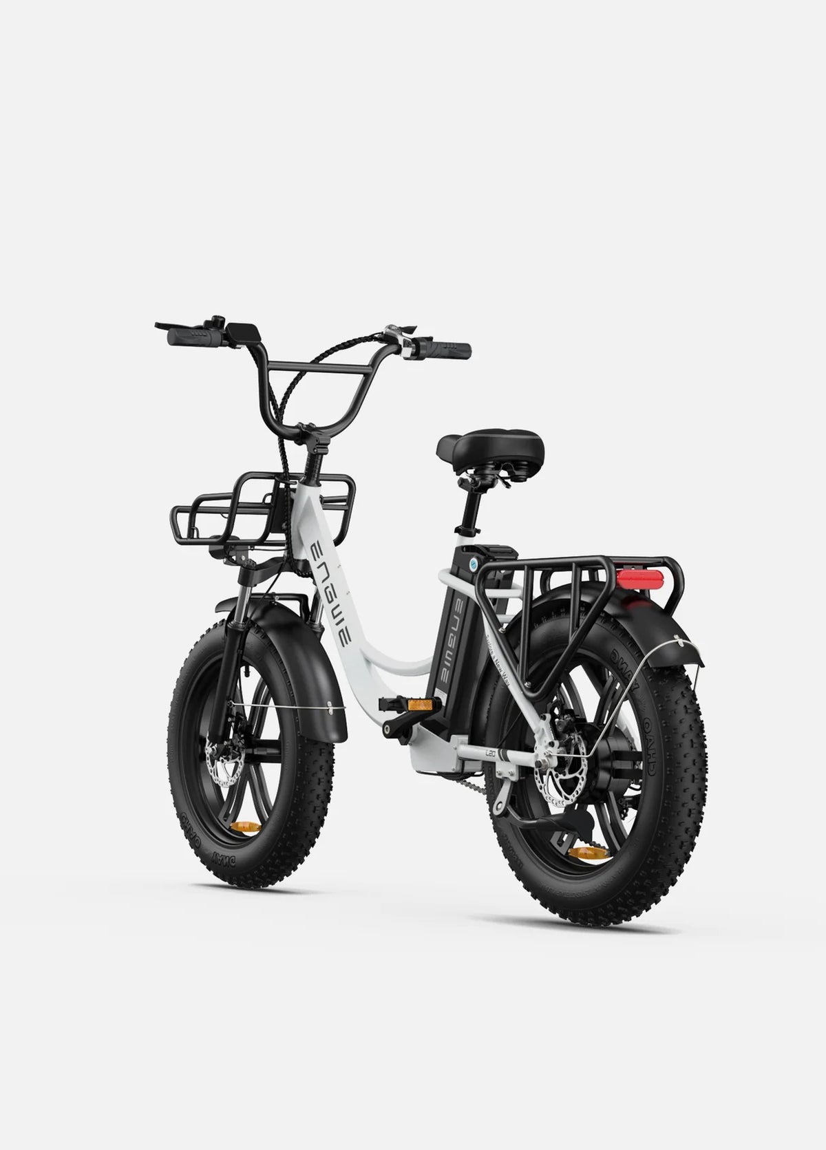 Vélo Électrique Urbain Grosses Roues Blanc - L20 BOOST