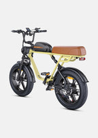 Vélo Électrique Fat Bike Jaune – ENGWE M1 Style Moto 250 W