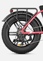 Vélo Électrique Urbain Grosses Roues Rose - L20 BOOST
