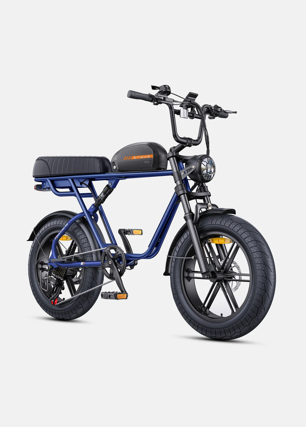Vélo Électrique Fat Bike Bleu ENGWE M1 - Style Moto 250W