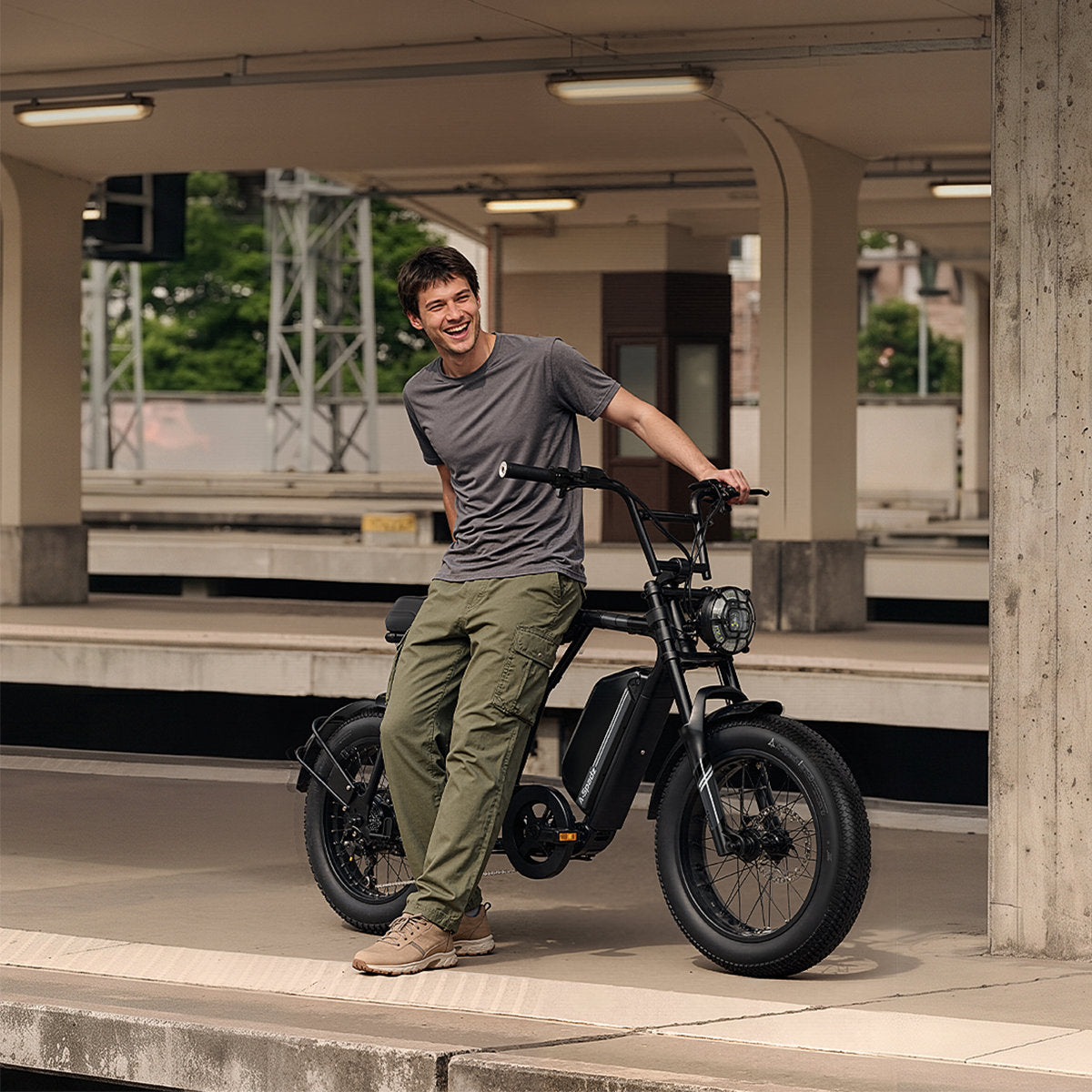 Fat Bike Vintage Scrambler Noir - CAVET