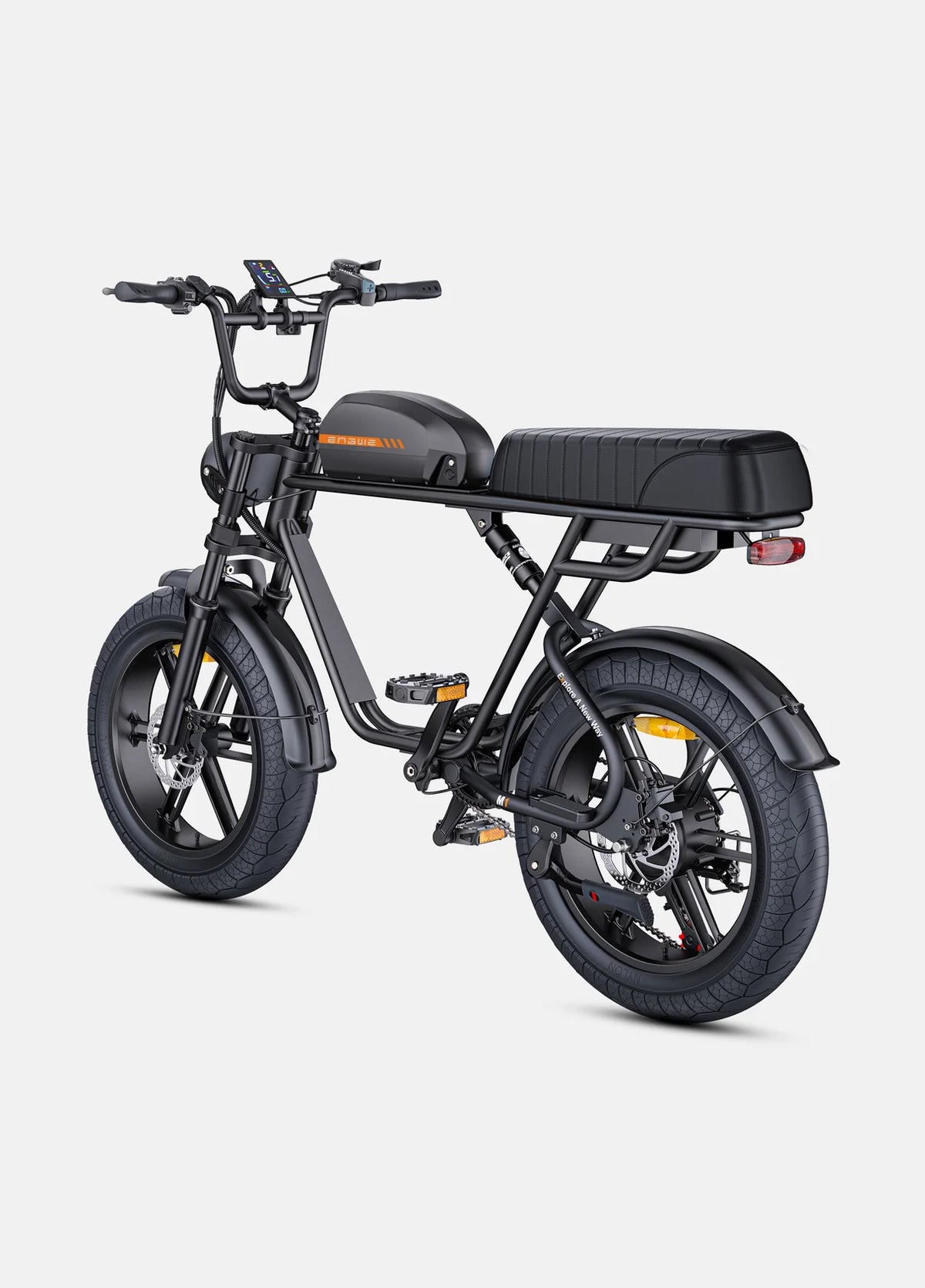 Vélo Électrique Fat Bike Noir ENGWE M1 - Style Moto 250W