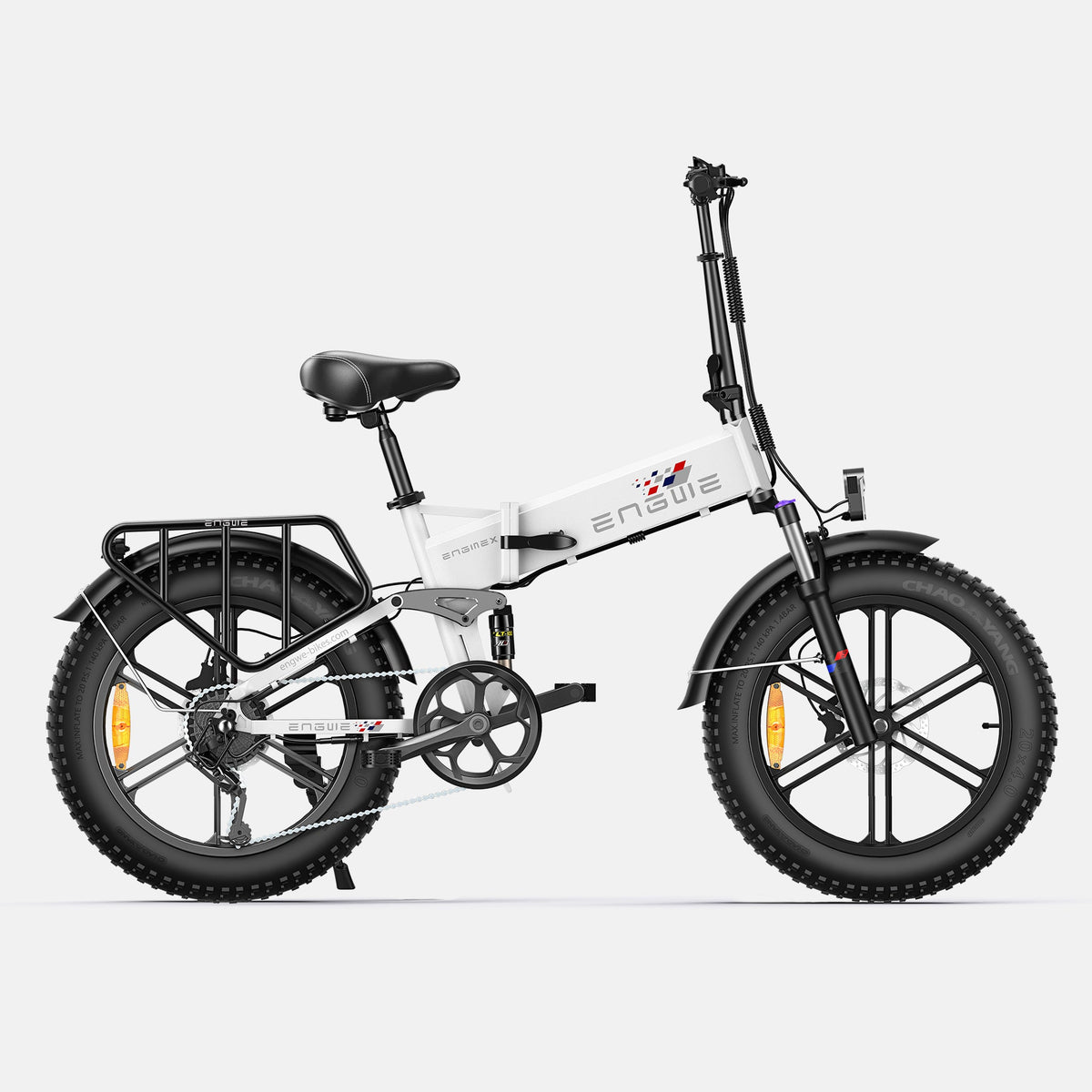 Vélo Électrique Compact de Ville Blanc - ENGWE Engine X