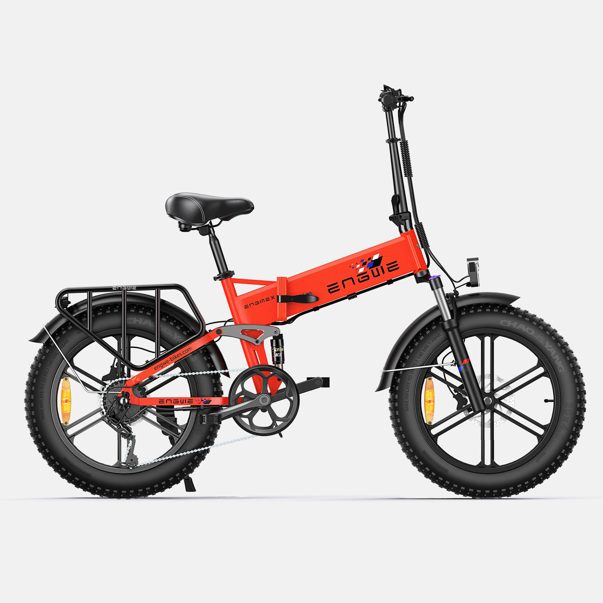 Vélo Électrique Compact de Ville Rouge - ENGWE Engine X