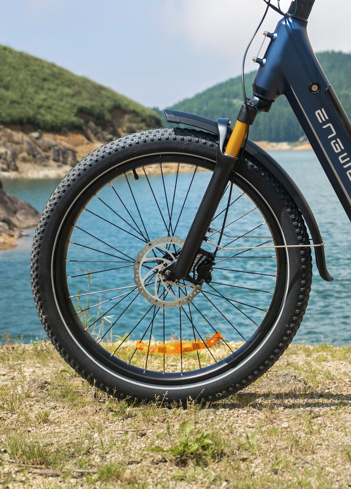 Fat Bike Électrique Femme Cadre Ouvert Bleu - E26 PRO