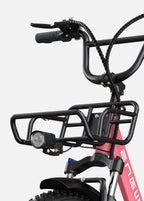 Vélo Électrique Urbain Grosses Roues Rose - L20 BOOST