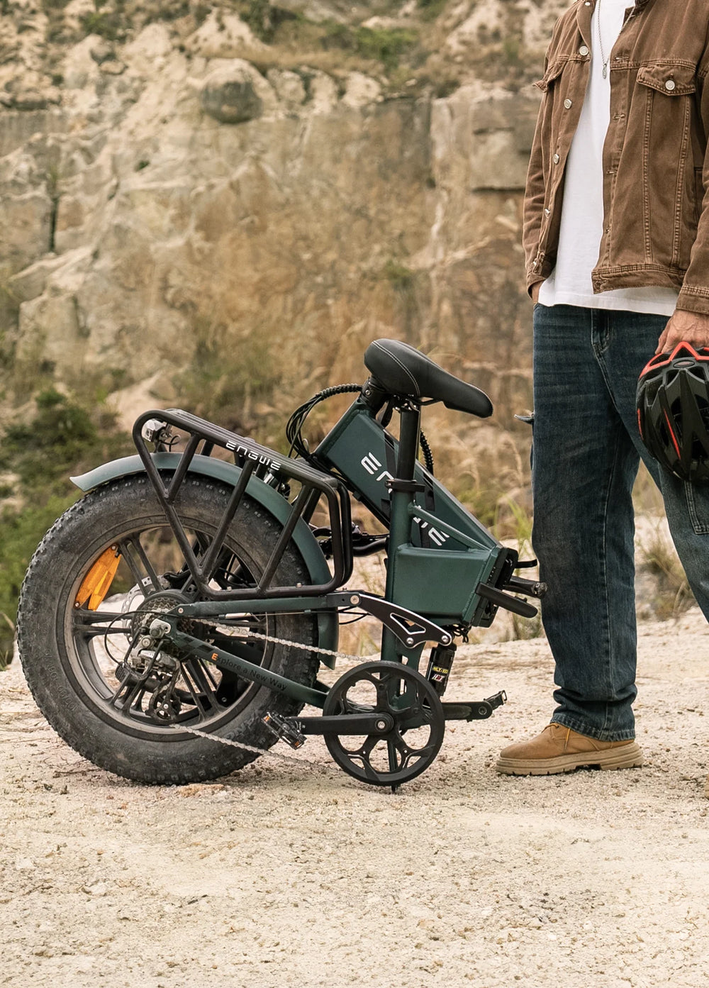 Vélo Électrique Compact de Ville Vert - ENGWE Pro 2.0