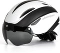Casque vélo VTT avec lunettes amovibles
