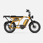 Fat Bike Longtail Biplace Électrique Jaune - CAVET