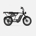 Fat Bike Longtail Biplace Électrique Noir - CAVET