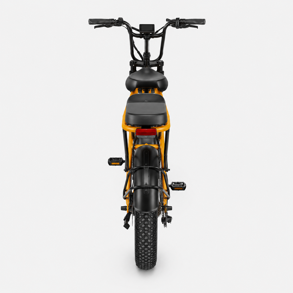 Fat Bike Longtail Biplace Électrique Jaune - CAVET