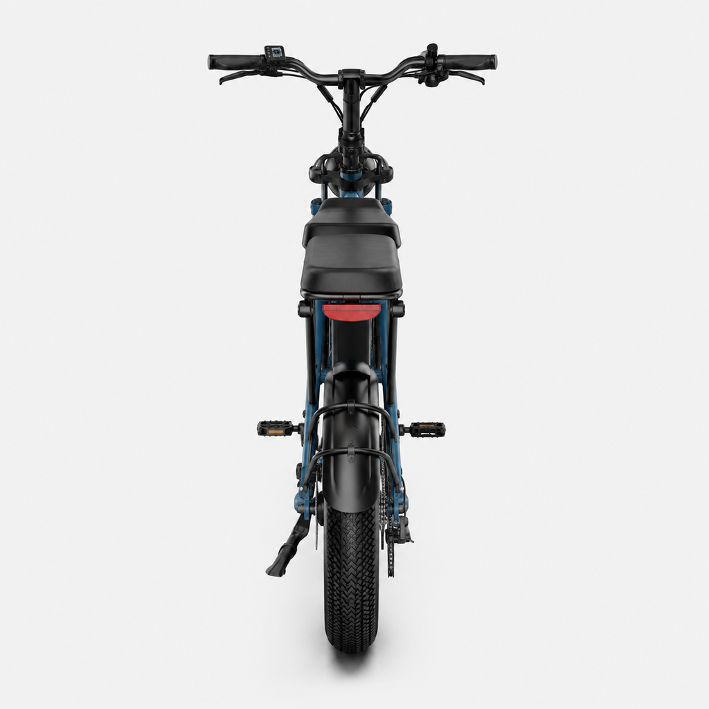 Fat Bike Longtail Biplace Électrique Bleu - CAVET