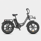 Vélo Électrique Urbain Grosses Roues Noir - L20 BOOST