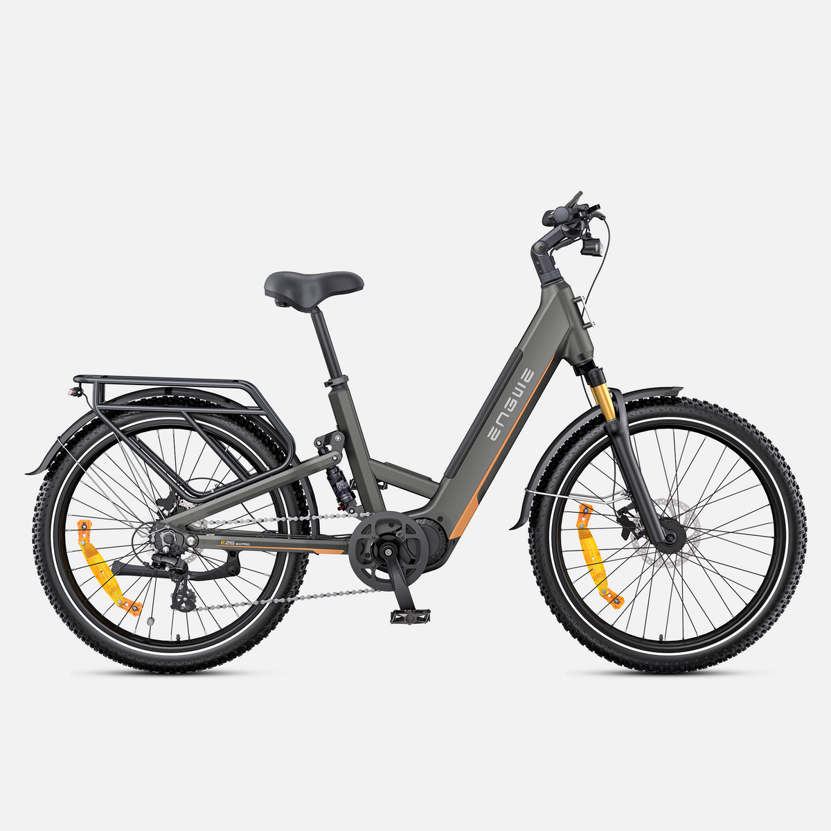 Fat Bike Électrique Femme Cadre Ouvert Gris - E26 PRO
