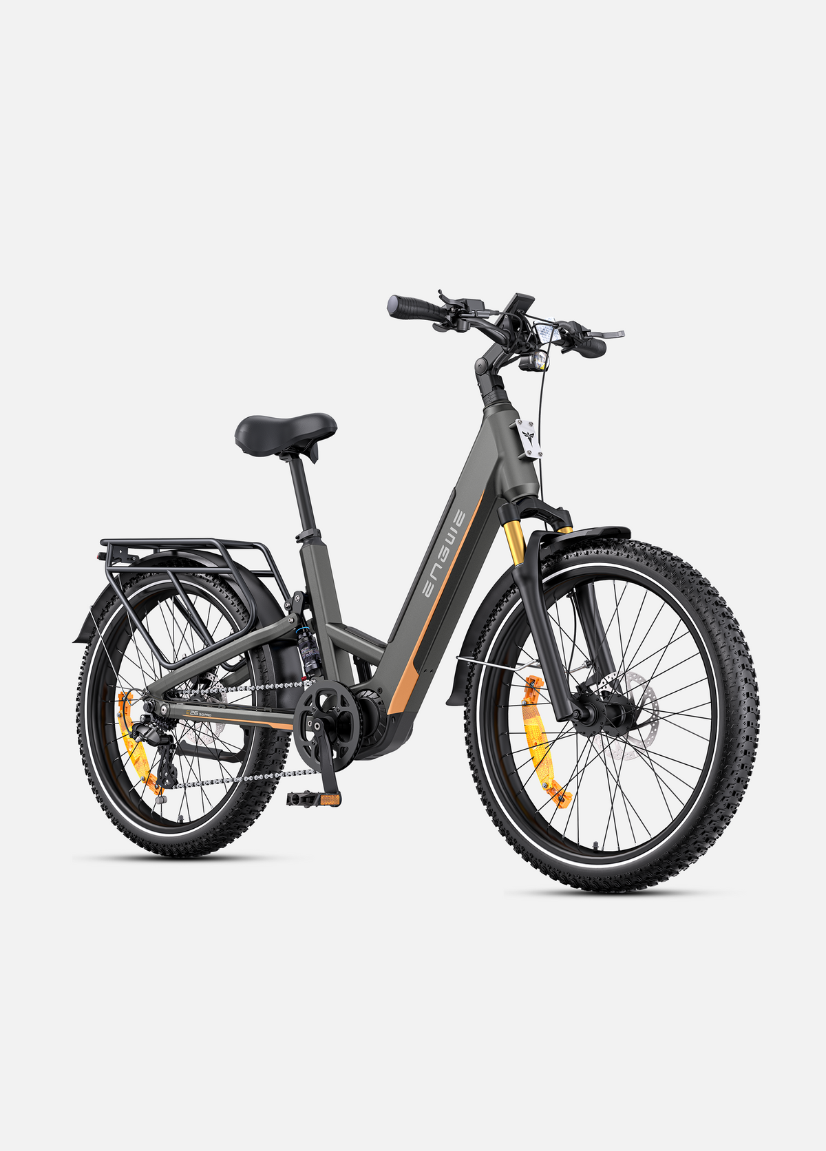 Fat Bike Électrique Femme Cadre Ouvert Gris - E26 PRO