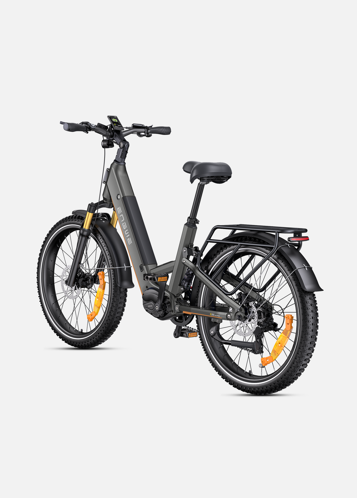 Fat Bike Électrique Femme Cadre Ouvert Gris - E26 PRO