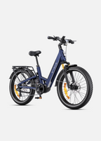 Fat Bike Électrique Femme Cadre Ouvert Bleu - E26 PRO