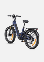 Fat Bike Électrique Femme Cadre Ouvert Bleu - E26 PRO