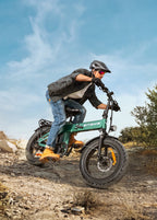 Fat Bike Electrique Pliant 20 Pouces Vert - PRO 3