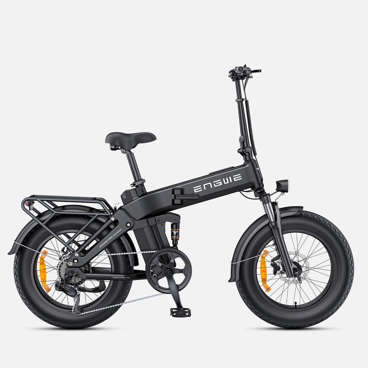 Fat Bike Electrique Pliant 20 Pouces Noir - PRO 3