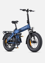 Fat Bike Electrique Pliant 20 Pouces Bleu - PRO 3